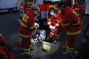 Bild: Impressionen von der landkreisübergreifenden Übung in Eppelborn