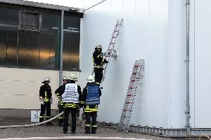 Bild: Impressionen von der landkreisübergreifenden Übung in Eppelborn