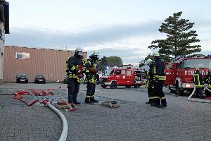 Bild: Impressionen von der landkreisübergreifenden Übung in Eppelborn