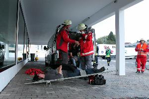 Bild: Impressionen von der landkreisübergreifenden Übung in Eppelborn