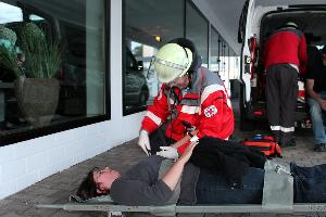 Bild: Impressionen von der landkreisübergreifenden Übung in Eppelborn