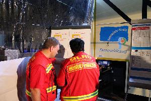 Bild: Impressionen von der landkreisübergreifenden Übung in Eppelborn