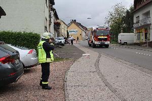 Bild: Anrückende Fahrzeuge erhalten den Einsatzbefehl