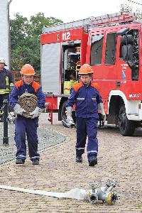 Bild: Aufbau Löschangriff