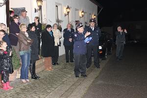 Bild: Engelbert Ruschel fand kaum Worte und bedankte sich für die gelungene Überraschung.