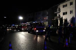 Bild: Die Einsatzstelle in der Illinger Straße