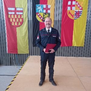 Bild: aus Eppelborn – Jörg Olliger ist Teil der neuer „Landesstabführung“ (Fachausschussleitung Feuerwehrmusik).