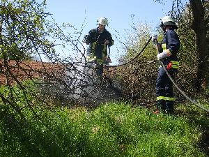 Bild: Das Feuer konnte schnell gelöscht werden