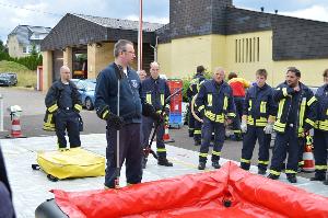 Bild: Gemeinsame Übung im Bereich Dekontamination