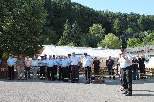 Bild: Grußworte des Gemeindejugendbauftragten Karl Paul