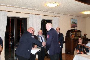 Bild: Lars Meiser wurde zum Löschmeister befördert