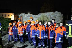 Bild: Antreten bei Übungsende