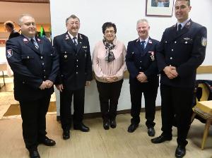 Bild: Nachträgliche Gratulation am Familienabend durch die LBZ-Führung.