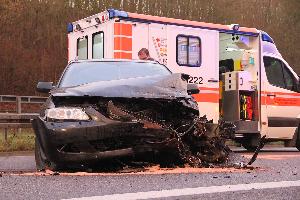 Bild: An dem Unfallfahrzeug entstand Totalschaden