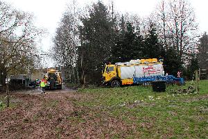Bild: Die Bergung des Fahrzeugs musste ein Spezialunternehmen übernehmen