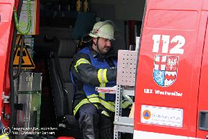 Bild: Großeinsatz von Feuerwehr, Polizei und Rettungsdienst im Rathaus in Neunkirchen (Foto: Christopher Benkert - Feuerwehr Neunkirchen)