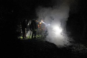 Bild: Brennender Unrat war die Ursache für die starke Rauchentwicklung