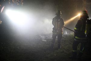 Bild: Brennender Unrat war die Ursache für die starke Rauchentwicklung