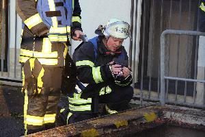 Bild: Kontrolle des Lagers mit einer Wärmebildkamera