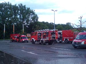 Bild: Zahlreiche Einsatzkräfte aus dem ganzen Landkreis waren im Einsatz