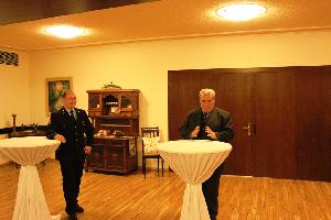 Bild: Der erste Beigeordnete der Gemeinde Eppelborn Berthold Schmitt bei seinem Grußwort