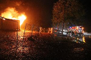 Bild: Einsatzstelle an der Autobahnauffahrt zur A1