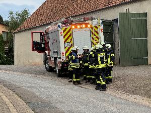 Bild: Einsatz der Feuerwehr wegen einem piependen Rauchmelder