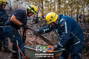 Bild: Waldbrand im Hosterwald: 78 Stunden gemeinsam gegen die Flammen