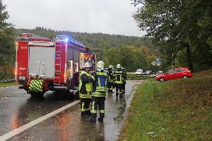 Bild: Einsatz an der L112 zwischen Dirmingen und Eppelborn