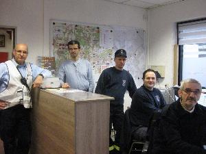 Bild: Die Führungsmannschaft des Einsatzabschnitts 4 - Gefahrenabwehr