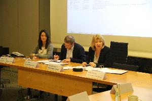 Bild: Die Einsatzleitung hatte Bürgermeisterin Birgit Müller-Closset