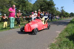 Bild: Bürgermeisterin Birgit Müller-Closset beim Bürgermeisterrennen