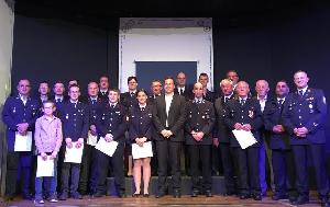 Bild: Geehrte und beförderte des LBZ Bubach - Calmesweiler