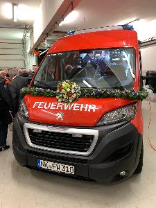Bild: Der neue Einsatzleitwagen der Feuerwehr Eppelborn wird im Löschbezirk Wiesbach stationiert sein