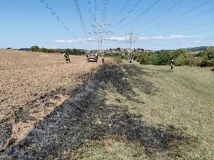Bild: Flächenbrand am Solarpark Bubach-Calmesweiler