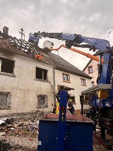 Bild: Wohnhausbrand in Dirmingen (Foto: THW OC Illingen / Kupplich-Brittnacher)