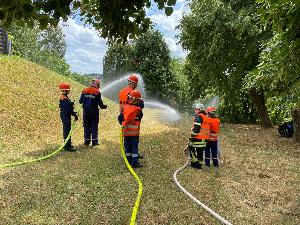 Bild: Jahreshauptübung der Kinder- und Jugendfeuerwehr Feuerwehr Eppelborn