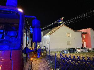 Bild: Kaminbrand in der Steinackerstraße