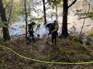 Bild: Vegetationsbrand zwischen Dirmingen und Berschweiler