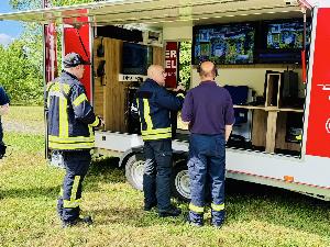 Bild: Große Evakuierungsübung im Haus Hubwald