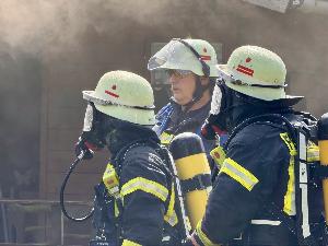 Bild: Brand einer Garage in der Jägerbergstraße