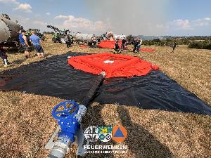 Bild: Waldbrand im Hosterwald: 78 Stunden gemeinsam gegen die Flammen