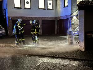 Bild: Austritt von Flüssigsauerstoff in der Valeriusstraße