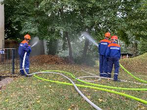 Bild: Jahreshauptübung der Kinder- und Jugendfeuerwehr Feuerwehr Eppelborn