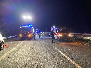 Bild: Verkehrsunfall auf der Autobahn A1 in Fahrtrichtung Trier