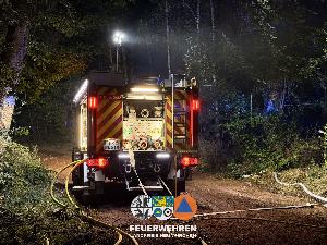 Bild: Waldbrand im Hosterwald: 78 Stunden gemeinsam gegen die Flammen