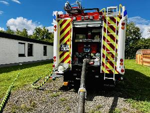 Bild: Große Evakuierungsübung im Haus Hubwald