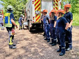 Bild: Jahreshauptübung der Jugendfeuerwehr