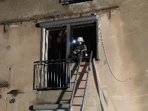 Bild: Zimmerbrand in der Kirchenstraße