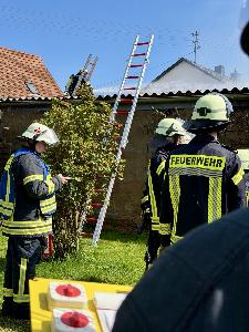 Bild: Brand einer Garage in der Jägerbergstraße